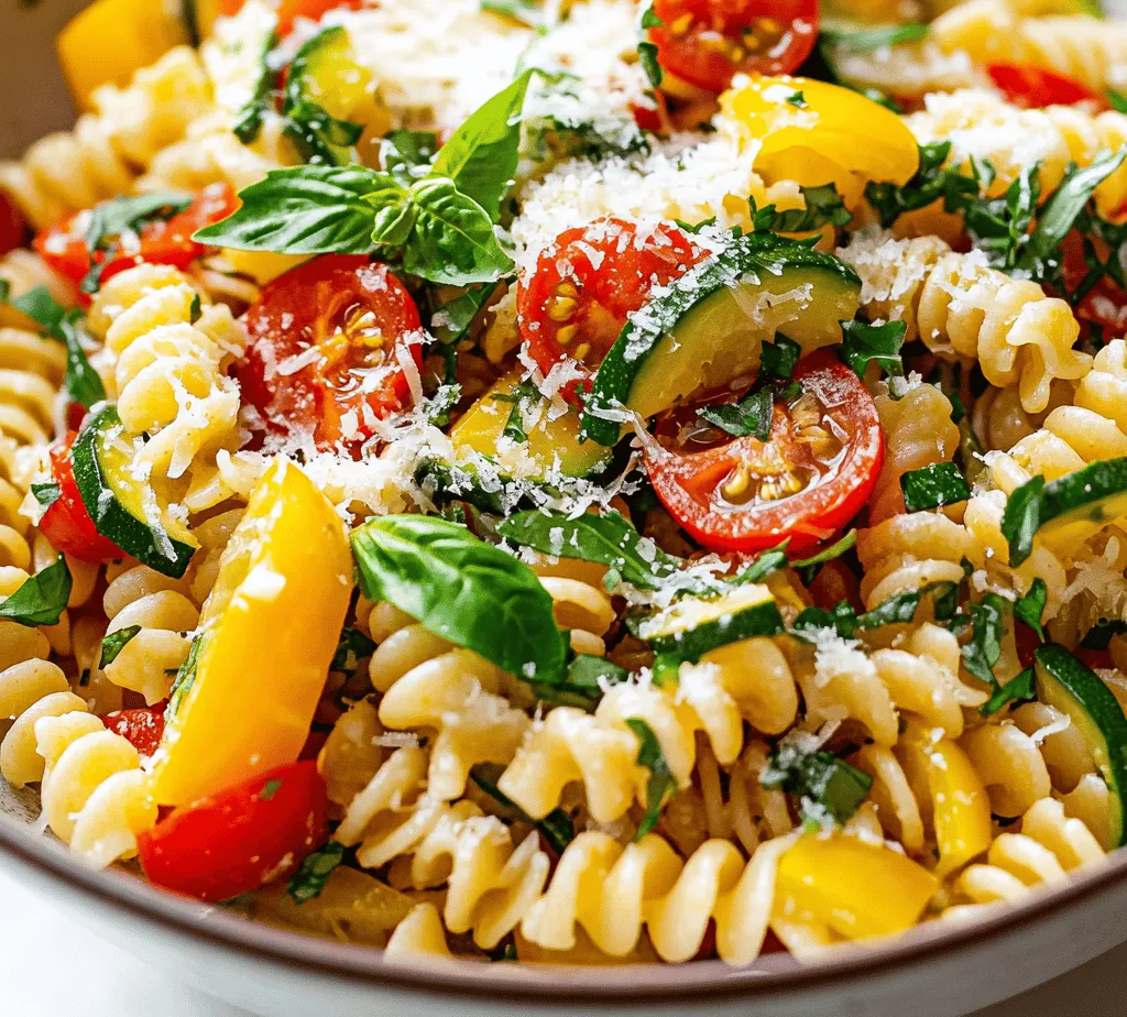 In the warm embrace of summer, when gardens flourish and farmers' markets overflow with fresh produce, there's nothing quite like a light and vibrant pasta dish that celebrates the season's bounty. The <strong>Summer Garden Pasta Bliss</strong> is a perfect recipe to bring the flavors of summer to your table, featuring a colorful medley of vegetables tossed with perfectly cooked pasta. This dish not only captures the essence of the season but also embodies the philosophy of seasonal cooking, where the fresher the ingredients, the better the flavor.” /></p>
</p>
<h3>Adding Vegetables in Stages: Techniques for Optimal Texture</h3>
</p>
<p>When preparing your Summer Garden Pasta Bliss, the order in which you add vegetables is crucial for achieving the perfect texture and flavor. Each vegetable has a unique cooking time, and understanding this will help you create a harmonious dish where every bite is delightful.</p>
</p>
<p><strong>Understanding the Cooking Times for Each Vegetable</strong></p>
</p>
<p>Start with the vegetables that take the longest to cook and finish with those that can be served with a little crunch. For example, onions and carrots are great starting points because they benefit from longer cooking times. Sauté them first until they are tender and fragrant, about 5-7 minutes. Next, add the bell peppers, which need around 3-4 minutes to soften without losing their vibrancy. Finally, incorporate the more delicate vegetables like zucchini and cherry tomatoes just before combining them with the pasta; they only require 2-3 minutes of cooking. This staggered approach ensures that each vegetable retains its distinct texture and flavor, contributing to the overall appeal of the dish.</p>
</p>
<h3>Combining the Ingredients: Creating Harmony in Your Dish</h3>
</p>
<p>The culmination of your pasta dish lies in how you combine the sautéed vegetables with the pasta, ensuring that every element works together beautifully.</p>
</p>
<p><strong>The Method of Combining Pasta and Sautéed Vegetables</strong></p>
</p>
<p>Once your pasta is cooked al dente, reserve about a cup of the pasta water before draining. Add the drained pasta directly into the skillet with the sautéed vegetables. This method not only integrates the flavors but also allows the pasta to absorb some of the vegetable essence. Toss the mixture gently using tongs, ensuring that the pasta is well-coated with the vegetable medley.</p>
</p>
<p><strong>Adjusting Consistency with Reserved Pasta Water</strong></p>
</p>
<p>If your dish appears dry, add a splash of the reserved pasta water. This starchy water helps to create a silky sauce that clings to the pasta and vegetables, elevating the overall texture of the dish. Start with a small amount and gradually add more until you reach your desired consistency.</p>
</p>
<p><strong>Balancing Flavors with Lemon Zest and Juice</strong></p>
</p>
<p>A key component of Summer Garden Pasta Bliss is the bright and refreshing flavor profile achieved through the use of lemon. Add the zest of one lemon along with a squeeze of fresh lemon juice right before serving. This addition not only enhances the overall taste but also brings a refreshing brightness that balances the richness of the olive oil and parmesan cheese.</p>
</p>
<p><strong>Seasoning Tips for Achieving the Perfect Flavor Profile</strong></p>
</p>
<p>Season your dish generously with salt and freshly cracked black pepper, tasting as you go to ensure a well-balanced flavor. Fresh herbs such as basil and parsley can also be added at this stage, infusing the dish with fresh, aromatic notes. Remember, seasoning is key, and the right balance will elevate your Summer Garden Pasta Bliss to new heights.</p>
</p>
<h3>Adding Freshness: Basil and Cheese</h3>
</p>
<p>Incorporating fresh herbs and cheese into your pasta dish is essential for enhancing flavor and freshness.</p>
</p>
<p><strong>The Benefits of Fresh Basil in Summer Recipes</strong></p>
</p>
<p>Basil is a quintessential summer herb that pairs perfectly with the vibrant vegetables in your dish. Its aromatic qualities elevate the overall flavor profile, making your pasta not only delicious but also fragrant. Tear fresh basil leaves by hand just before adding them to the pasta to release their essential oils and maximize flavor. Avoid chopping them with a knife, as this can bruise the leaves and diminish their aromatic qualities.</p>
</p>
<p><strong>Techniques for Folding Ingredients Without Breaking the Pasta</strong></p>
</p>
<p>When incorporating basil and cheese into your dish, use a gentle folding technique to avoid breaking the pasta. Using a large spatula or tongs, carefully lift and fold the ingredients, ensuring that the basil is evenly distributed without damaging the delicate pasta. This method preserves the integrity of the dish while ensuring that every bite is infused with the fresh flavors.</p>
</p>
<p><strong>Understanding the Role of Parmesan Cheese in Enhancing Umami</strong></p>
</p>
<p>Grated or shaved Parmesan cheese adds a rich umami flavor that complements the dish beautifully. Scatter a generous handful of Parmesan over your pasta just before serving, allowing it to melt slightly into the warm ingredients. This not only adds creaminess but also enhances the overall depth of flavor, making each bite indulgent and satisfying.</p>
</p>
<h3>Serving Suggestions for Summer Garden Pasta Bliss</h3>
</p>
<p>Presentation is key, especially when it comes to showcasing the vibrant colors and textures of your Summer Garden Pasta Bliss.</p>
</p>
<p><strong>Recommended Serving Styles: Warm vs. Cold</strong></p>
</p>
<p>While this dish is delightful served warm, it can also be enjoyed cold as a refreshing pasta salad. If serving warm, plate the pasta immediately after mixing, allowing the heat to enhance the flavors. For a cold option, let the pasta cool before tossing it with a little extra olive oil and lemon juice to prevent sticking. This makes for a perfect summer meal that can be prepped in advance.</p>
</p>
<p><strong>Pairing Suggestions: Ideal Side Dishes and Beverages</strong></p>
</p>
<p>To complement the fresh flavors of your pasta, consider serving it with a simple arugula salad drizzled with balsamic vinaigrette. The peppery notes of arugula perfectly balance the sweetness of the vegetables. For beverages, a chilled glass of white wine, such as Sauvignon Blanc or a light-bodied rosé, pairs exceptionally well with this dish, enhancing the summer experience.</p>
</p>
<p><strong>Creative Garnishing Tips for a Stunning Presentation</strong></p>
</p>
<p>When it comes to garnishing, consider adding a sprinkle of extra Parmesan, a few whole basil leaves, or a twist of lemon zest on top for a pop of color. You might also drizzle a little extra virgin olive oil or a balsamic reduction for added richness. This not only enhances the visual appeal but also adds additional flavor layers, making your dish even more enticing.</p>
</p>
<h3>Nutritional Benefits of Summer Garden Pasta Bliss</h3>
</p>
<p>This dish is not just a feast for the senses; it is also packed with nutritional benefits that make it a wholesome meal option.</p>
</p>
<p><strong>Nutritional Profile of the Main Ingredients</strong></p>
</p>
<p>The main ingredients in Summer Garden Pasta Bliss—pasta, fresh vegetables, and olive oil—provide a balanced mix of carbohydrates, vitamins, and healthy fats. Whole grain pasta offers more fiber than regular pasta, aiding digestion and providing sustained energy. The variety of vegetables contributes essential vitamins and minerals, while olive oil provides heart-healthy monounsaturated fats.</p>
</p>
<p><strong>Benefits of a Vegetable-Rich Diet</strong></p>
</p>
<p>Incorporating a variety of vegetables into your diet has numerous health benefits, including reduced risk of chronic diseases, improved digestion, and enhanced overall well-being. Vegetables are naturally low in calories and high in nutrients, making them an essential component of a healthy diet. By enjoying this pasta dish, you are not only savoring delicious flavors but also nourishing your body.</p>
</p>
<p><strong>How This Dish Can Fit into a Balanced Meal Plan</strong></p>
</p>
<p>Summer Garden Pasta Bliss can be easily integrated into a balanced meal plan. Serve it as a main dish alongside a protein source, such as grilled chicken or chickpeas, for a complete meal. Alternatively, enjoy it as a side dish with your favorite grilled meats or seafood. The versatility of this pasta dish makes it an excellent choice for any summer gathering or casual weekday dinner.</p>
</p>
<h3>Conclusion</h3>
</p>
<p>The Summer Garden Pasta Bliss is not just a meal; it’s a celebration of summer’s bounty, bringing together vibrant flavors and wholesome ingredients. By following this guide, you will not only learn how to prepare this delightful dish but also appreciate the beauty of seasonal cooking. Whether enjoyed as a main course or a side dish, this pasta recipe is sure to become a staple in your summer culinary repertoire. Embrace the flavors of the season and enjoy every bite of this delicious garden-inspired pasta dish. The combination of fresh vegetables, aromatic herbs, and the richness of cheese creates a delightful dining experience that captures the essence of summer.</p>
<div id=