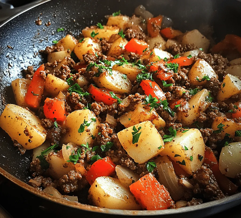 When it comes to comfort food, few dishes resonate with as much warmth and nostalgia as a hearty serving of ground beef and potatoes. This recipe, which we affectionately call 
