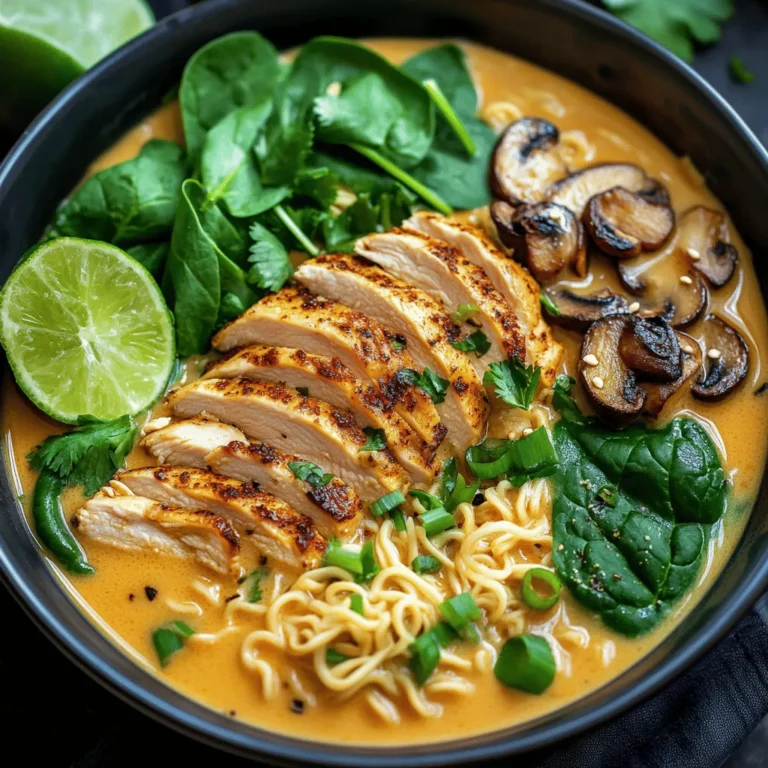 To create a dish that captures hearts, it's essential to understand the ingredients that contribute to its flavor and texture. Each component plays a vital role in crafting the perfect bowl of Marry Me Chicken Ramen, ensuring that every bite is packed with deliciousness.