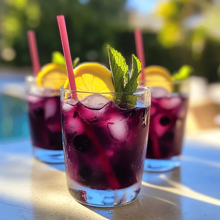 As the warm sun brightens our days and the temperature rises, nothing is quite as refreshing as a cool beverage to quench our thirst. While many people turn to sugary sodas or artificial drinks during these hot months, there’s a delightful alternative that not only tantalizes the taste buds but also nourishes the body. Enter blueberry lemonade—a vibrant, sweet-tart concoction that perfectly balances the natural sweetness of blueberries with the zesty tang of fresh lemons. This beverage is not just a treat for your palate; it’s also a stunning centerpiece for summer gatherings, a refreshing drink for a leisurely afternoon at home, or a healthy option for kids and adults alike.