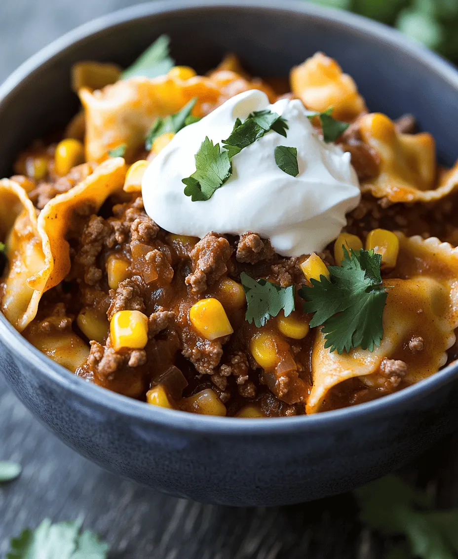 In the realm of culinary creativity, few things are more delightful than the fusion of two beloved cuisines. The Cheesy Beef Enchilada Tortellini is a prime example of this delicious collaboration between Mexican and Italian flavors. Picture this: tender cheese-filled tortellini enveloped in a rich, savory beef enchilada sauce, topped with melty cheese and a sprinkle of fresh cilantro. This dish not only brings comfort to the table but also impresses with its bold flavors.