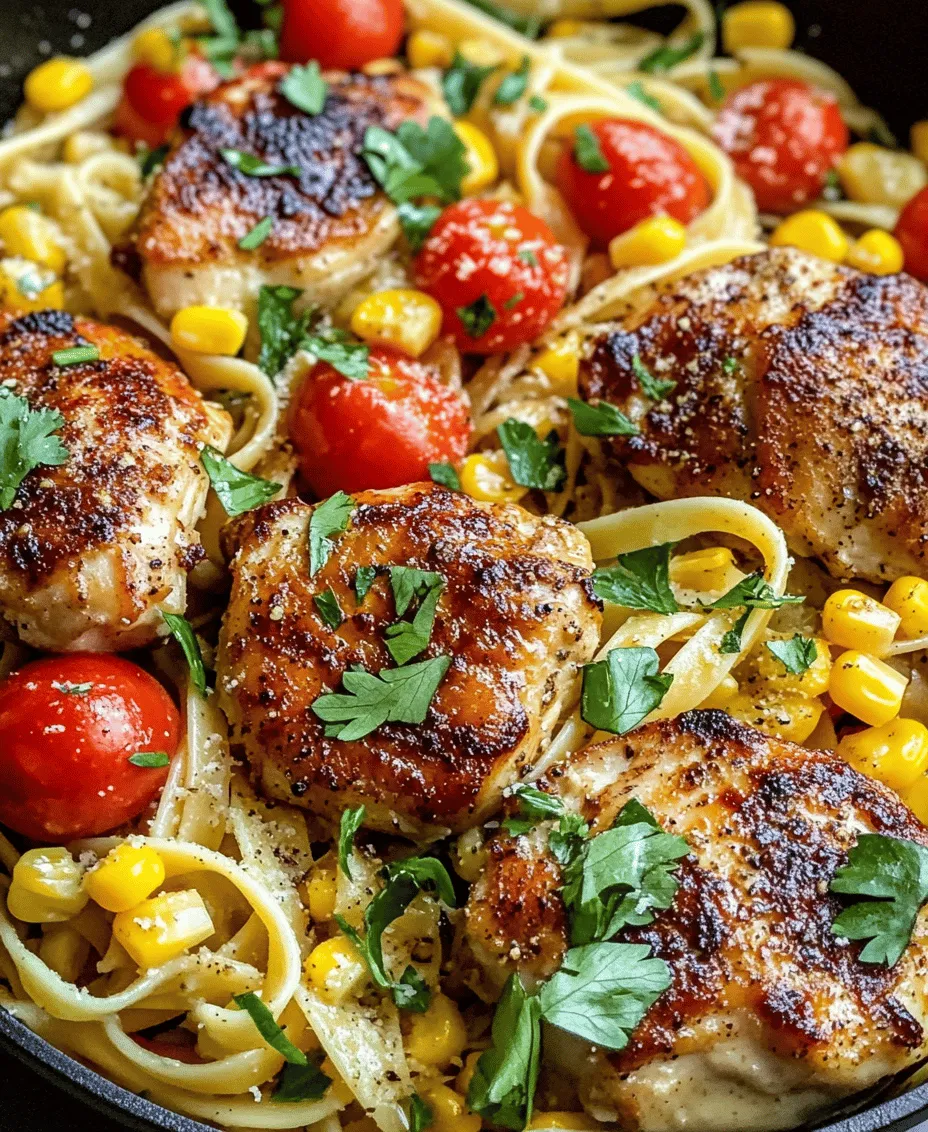 Welcome to the world of Easy Cowboy Butter Chicken Linguine, a dish that promises a delightful fusion of flavors with every bite. This unique recipe merges the heartiness of classic Italian cuisine with the robust flavors of cowboy-inspired cooking, making it a fantastic choice for those looking to spice up their dinner routine. Imagine tender chicken thighs simmered in a rich, buttery sauce, tossed with linguine pasta, cherry tomatoes, and sweet corn. This dish is not only a feast for the palate but also a comfort food that brings warmth and satisfaction to the table.