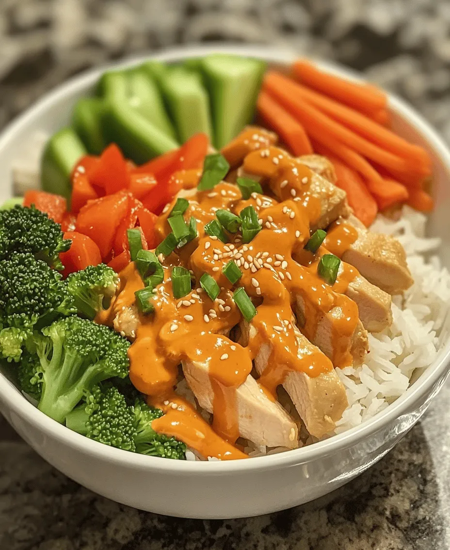 The Bang Bang Chicken Bowl is a delightful culinary creation that has taken the food scene by storm, offering a vibrant combination of tender chicken, fresh vegetables, and a creamy, spicy sauce that tantalizes the taste buds. This dish is not just about flavor; it successfully marries taste with nutrition, making it an ideal choice for busy weeknights and meal-prepping enthusiasts alike. Whether you are a family looking for a satisfying meal or an individual seeking a healthy yet indulgent option, the Bang Bang Chicken Bowl delivers on all fronts.
