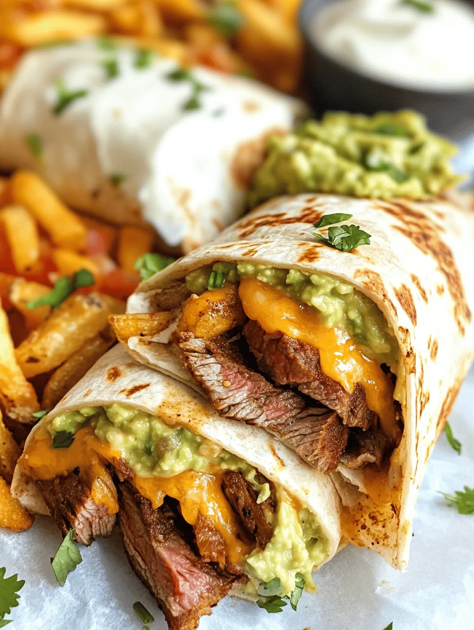 The secret to making a memorable Steak & Cheese Dirty Fry Burrito lies in the quality and interplay of its ingredients. Each component plays a vital role in creating a dish that is not only delicious but also texturally pleasing. Let’s take a closer look at the key ingredients that come together to create this mouthwatering meal.