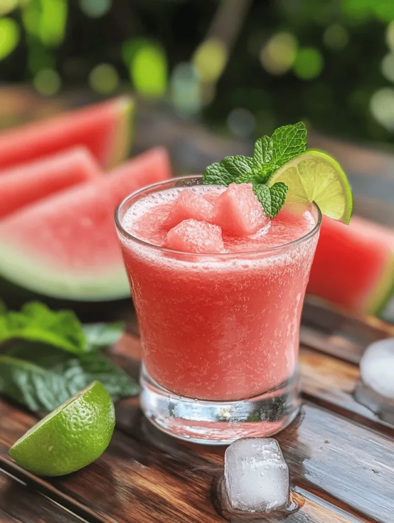 As the sun blazes overhead and temperatures rise, there's nothing better than indulging in a light, refreshing beverage that not only cools you down but also nourishes your body. Among the plethora of smoothie options available, the watermelon smoothie with coconut water emerges as a standout choice, celebrated for its hydrating qualities and delightful flavors. This smoothie is not just a tasty treat; it is also a powerhouse of nutrients that cater to both health-conscious individuals and those simply seeking relief from the summer heat.