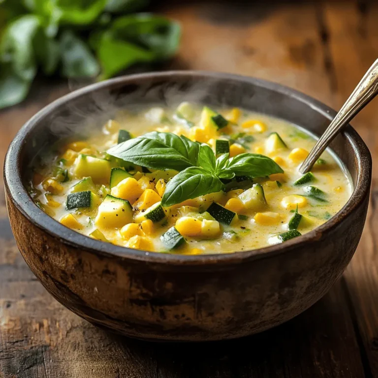 As the sun shines brighter and summer produce floods the markets, there’s no better way to celebrate the season than with a bowl of Sunny Corn & Zucchini Chowder. This delightful dish brings together the vibrant flavors of fresh corn and zucchini, creating a comforting yet refreshing meal that captures the essence of summer. The chowder is not only a feast for the eyes with its bright yellow and green hues, but it is also packed with nutritional benefits, making it an excellent choice for health-conscious eaters.
