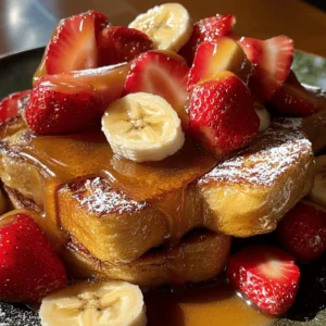 French toast has long held a cherished spot in the pantheon of breakfast dishes, loved for its comforting texture and versatility. This classic meal, often enjoyed on lazy weekends or special occasions, evokes the nostalgia of family gatherings and cozy mornings. Today, we are taking this beloved breakfast staple to new heights with our Caramel Bliss French Toast. This recipe combines the traditional elements of French toast with the indulgent richness of a caramel twist, creating a delightful experience for your taste buds.