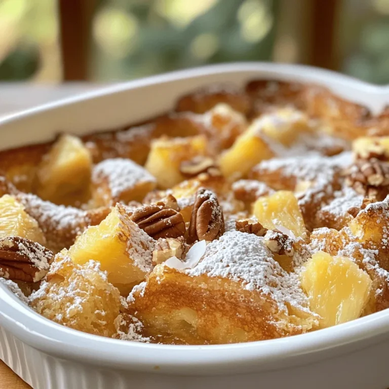 If you're on the lookout for a delightful breakfast that brings a touch of tropical paradise to your table, look no further than Sweet Hawaiian Roll French Toast Bake. This dish is not only visually appealing but also bursting with flavor, making it a perfect choice for family gatherings, brunch with friends, or a comforting weekend breakfast. The soft, pillowy texture of the Sweet Hawaiian rolls combined with a rich custard creates a unique and satisfying experience that will have everyone asking for seconds.