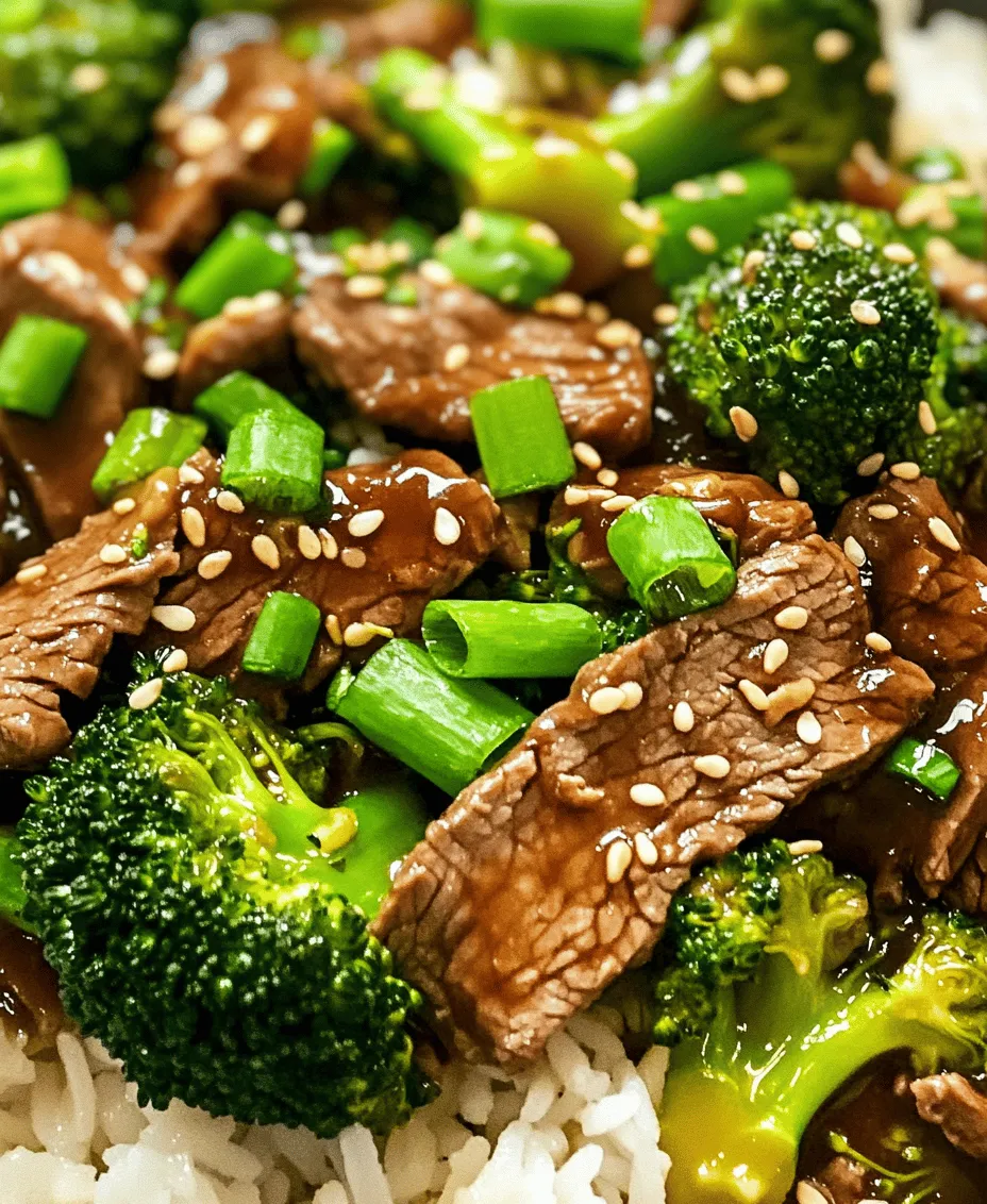 Beef and Broccoli is a beloved dish that has made its mark in Asian cuisine, particularly in Chinese-American restaurants. This classic stir-fry showcases the vibrant green of fresh broccoli paired with tender slices of beef, all enveloped in a savory, umami-rich sauce. Its popularity stems not only from its delicious flavor profile but also from its appealing texture—a perfect balance between the crispness of the broccoli and the tenderness of the beef.