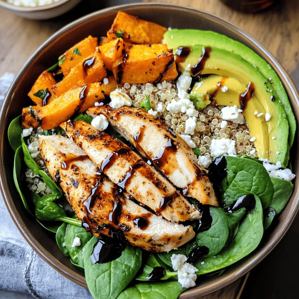 In today's fast-paced world, finding meals that are both nutritious and delicious can be a challenge. Enter the Savory Chicken and Sweet Potato Bliss Bowls, a delightful dish that brings together a medley of flavors and textures, making it a perfect choice for lunch or dinner. This recipe is not only satisfying but also a celebration of wholesome ingredients that nourish your body. With tender chicken, roasted sweet potatoes, and a base of fluffy quinoa, these bowls are packed with nutrients, ensuring that you can enjoy a balanced meal without compromising on taste.