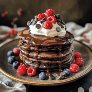 Imagine waking up on a lazy Sunday morning, the sun streaming through the kitchen window, and the rich aroma of chocolate wafting through the air. Chocolate pancakes are not just a breakfast option; they are a delightful experience that can transform any morning into a special occasion. Whether you’re celebrating a birthday, treating your loved ones to a cozy brunch, or simply indulging in a well-deserved weekend treat, these pancakes are guaranteed to impress.