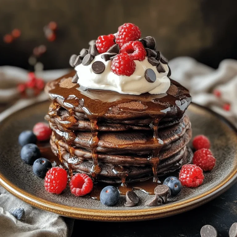 Imagine waking up on a lazy Sunday morning, the sun streaming through the kitchen window, and the rich aroma of chocolate wafting through the air. Chocolate pancakes are not just a breakfast option; they are a delightful experience that can transform any morning into a special occasion. Whether you’re celebrating a birthday, treating your loved ones to a cozy brunch, or simply indulging in a well-deserved weekend treat, these pancakes are guaranteed to impress.