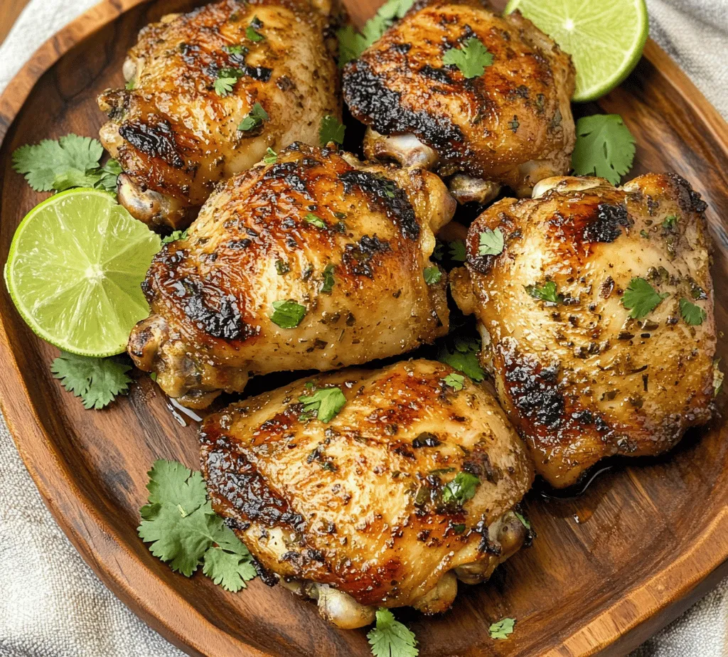 To create this tantalizing dish, it's essential to understand the key ingredients that contribute to its unique flavor profile. Each component plays a significant role in crafting the perfect cilantro lime chicken thighs.