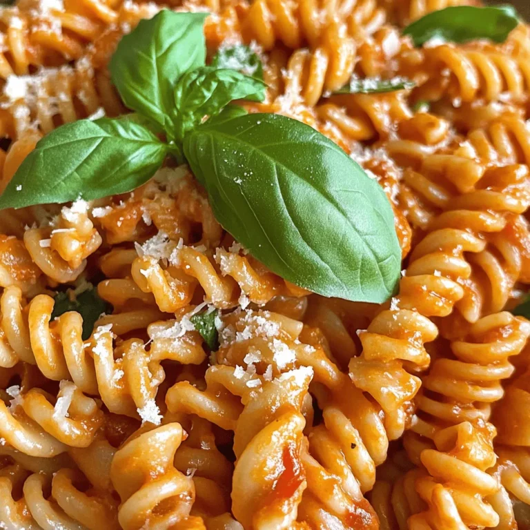 If you’re on the lookout for a dish that embodies both flavor and nutrition, look no further than High Protein Creamy Roasted Red Pepper Pasta. This delightful meal combines the rich, robust taste of roasted red peppers with the creamy texture of a yogurt-based sauce, creating a pasta experience that is both indulgent and wholesome. As more people seek to incorporate high-protein meals into their diets, this recipe serves as a perfect solution, delivering a satisfying balance of taste and nutrition.
