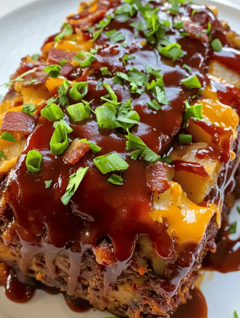 When it comes to comfort food, few dishes evoke the same warmth and satisfaction as a hearty meatloaf. However, the Ultimate Loaded Potato Meatloaf takes this classic dish to an entirely new level. Imagine the rich, savory flavors of a traditional meatloaf combined with the creamy, indulgent goodness of loaded baked potatoes. This recipe not only satisfies your hunger but also warms the heart, making it an ideal centerpiece for family dinners, potlucks, and social gatherings.