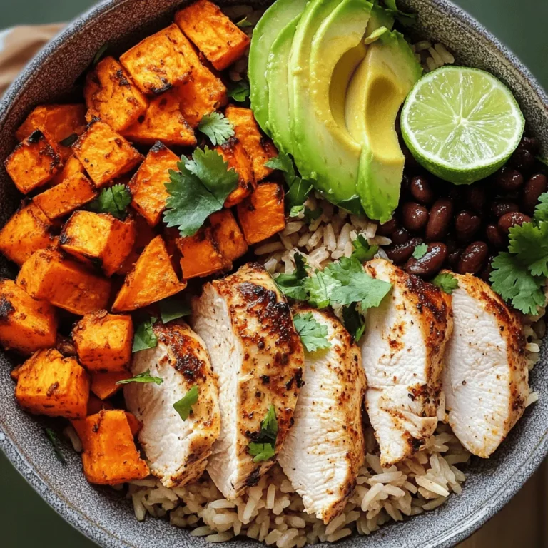 In today’s fast-paced world, the importance of a balanced, nutritious meal cannot be overstated. The Chicken and Sweet Potato Rice Bowl emerges as an exemplary option, offering a delightful combination of protein, fiber, and healthy fats. This meal not only satisfies hunger but also nourishes the body, making it a perfect choice for both lunch and dinner. The trend of rice bowls has gained significant momentum in modern dining, driven by their versatility and ease of preparation. Whether you are looking to fuel your day or wind down in the evening, a rice bowl can easily adapt to your culinary preferences and dietary needs.