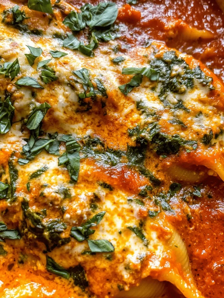 If you're looking for a delicious, comforting dish that combines the rich flavors of cheese with the vibrant freshness of green vegetables, look no further than Easy Spinach and Ricotta Stuffed Shells. This delightful Italian-American classic is not only satisfying but also a breeze to prepare, making it a go-to option for busy weeknights or family gatherings. The beauty of stuffed shells lies in their versatility; they can easily adapt to your pantry's contents or dietary preferences, allowing you to customize them to your liking.