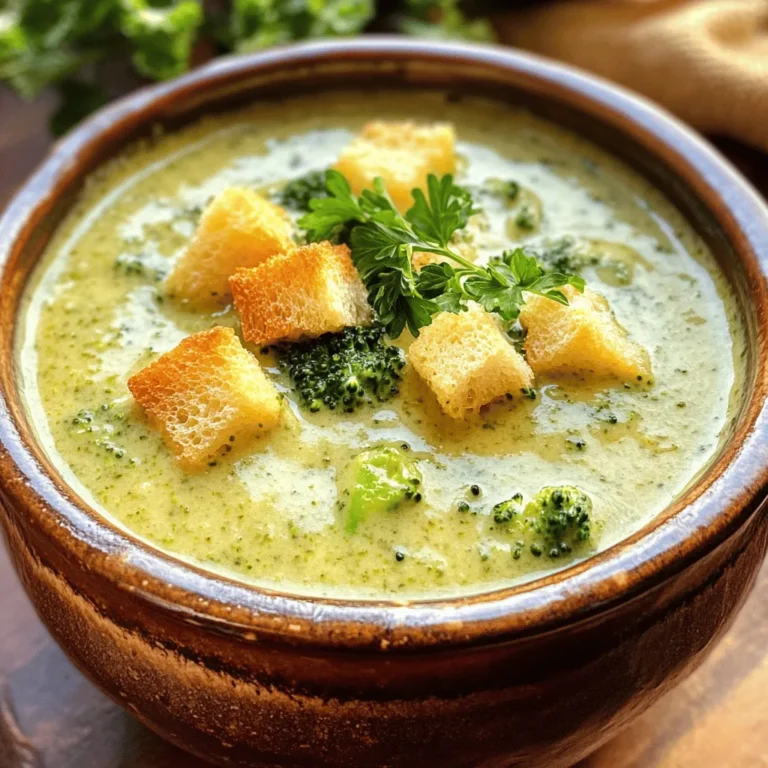 Before we embark on the cooking journey, it’s crucial to understand the key components that make this soup not just flavorful, but also nutritious. Each ingredient plays a vital role in developing the overall taste and texture of the Creamy Broccoli Cheese Delight.