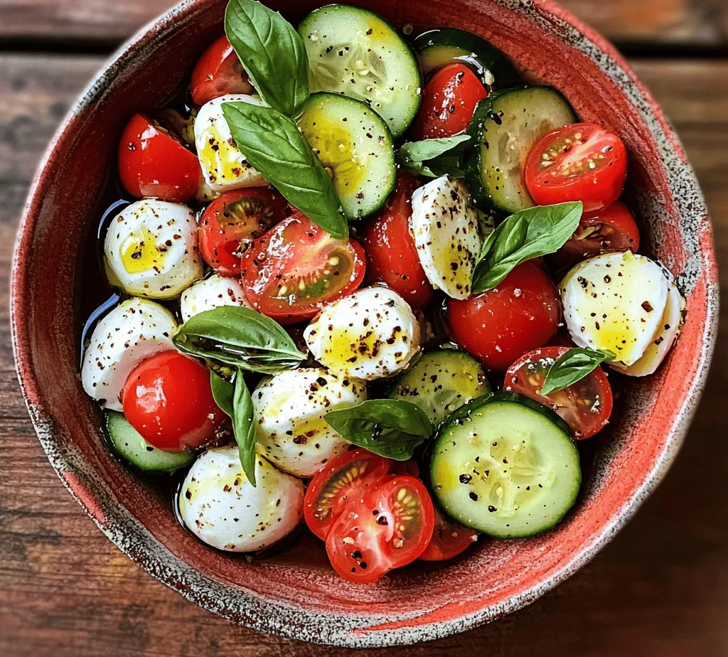 As the sweltering summer months approach, the desire for light and refreshing meals becomes ever more pronounced. One dish that encapsulates this craving is the Cucumber Caprese Salad. This innovative take on the classic Caprese salad introduces crisp, hydrating cucumbers into the mix, creating a delightful balance of flavors and textures that is perfect for any occasion. Whether you're hosting a casual gathering, preparing a picnic, or simply looking for a quick and healthy meal, this salad stands out not only for its taste but also for its vibrant presentation.
