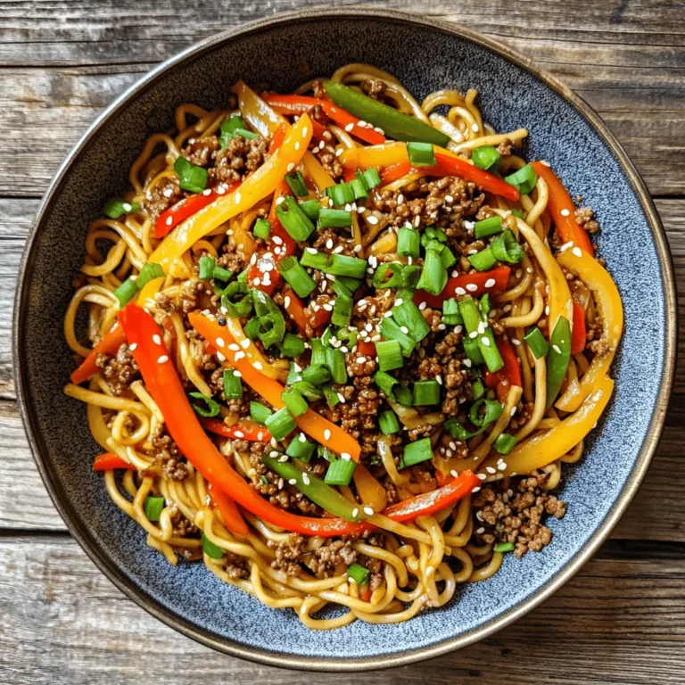 In this article, we invite you on a culinary journey to the heart of Mongolian cuisine with a delightful recipe for Mongolian Ground Beef Noodles. This dish, featuring tender ground beef and flavorful vegetables tossed with egg noodles, is not only quick to prepare but also rich in taste and texture. Perfect for a weeknight dinner or a weekend gathering, this recipe balances savory and sweet elements, making it a crowd-pleaser for all ages.