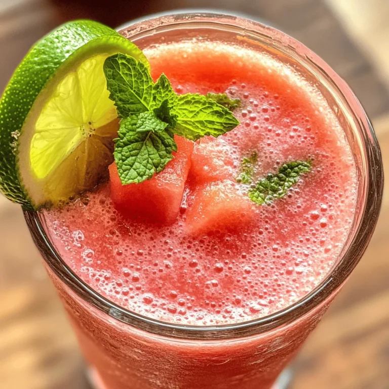 Smoothies have surged in popularity as a go-to choice for those seeking a refreshing, nutritious beverage. They offer a convenient way to incorporate fruits and vegetables into your diet, providing a quick boost of energy and essential nutrients. As the warm summer months approach, there's no better way to cool down and stay hydrated than with a delicious smoothie. One standout option is the Watermelon Bliss Smoothie, a vibrant and refreshing drink that captures the essence of summer in a glass.