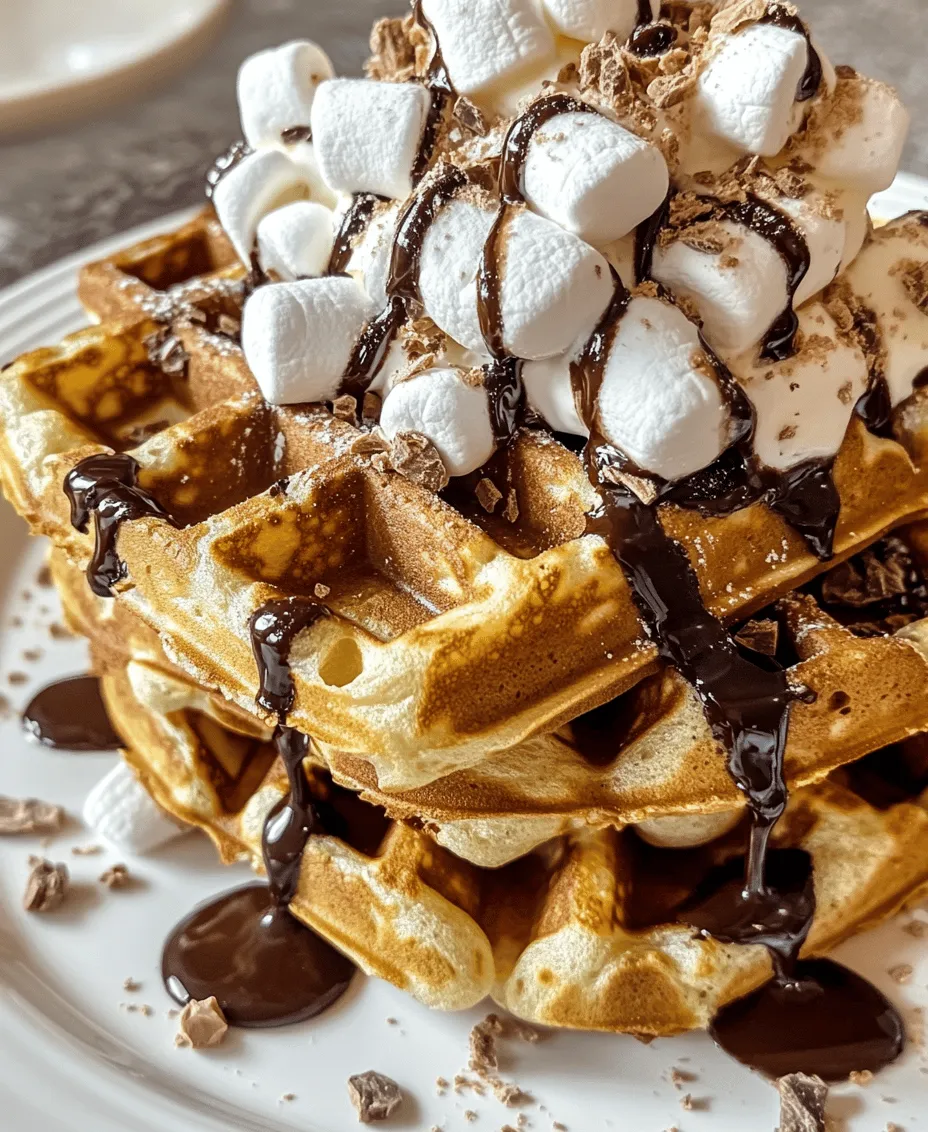 In recent years, the breakfast scene has witnessed a delightful transformation, with creative dishes taking center stage in kitchens across the globe. Gone are the days of monotonous morning meals; today, breakfast is an opportunity for culinary exploration and indulgence. Among the myriad of innovative breakfast options, S’mores Waffles have emerged as a standout choice, merging the nostalgic flavors of a campfire classic with the comforting charm of a traditional breakfast staple. This recipe invites you to experience the rich, gooey goodness of S’mores in a delightful waffle form, making it an irresistible treat for families, brunch gatherings, and dessert enthusiasts alike.