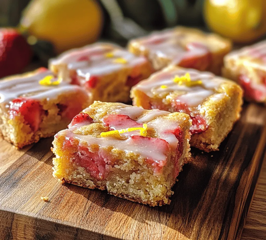 Before diving into the specifics of the Strawberry Lemon Blondie recipe, it's essential to understand what blondies are and why they hold a special place in the dessert world. Blondies, often referred to as the lighter counterpart to brownies, are rich, sweet bars that are made without cocoa or chocolate. Instead, they are characterized by their buttery, vanilla-forward flavor, with a chewy texture that is both satisfying and indulgent.