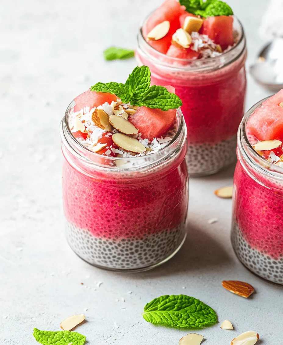 Are you searching for a light, refreshing breakfast or snack that’s bursting with flavor and nutrients? Look no further than the delightful Watermelon Chia Pudding Breakfast Jar! This vibrant dish combines the hydrating sweetness of watermelon with the nutritious benefits of chia seeds, creating a perfect blend of taste and health. Not only is this pudding visually appealing, but it also serves as a fantastic way to kick-start your day or enjoy a midday treat.