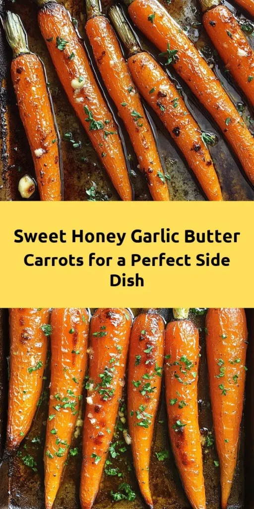 Discover the delightful flavor of Honey Garlic Butter Roasted Carrots! This easy recipe transforms simple carrots into a sweet and savory side dish that’s perfect for any meal. With just a handful of ingredients like butter, honey, garlic, and thyme, you can create a deliciously caramelized treat in under 40 minutes. Ideal for dinner parties or a weeknight family gathering, elevate your veggies with this vibrant dish that’s sure to impress!