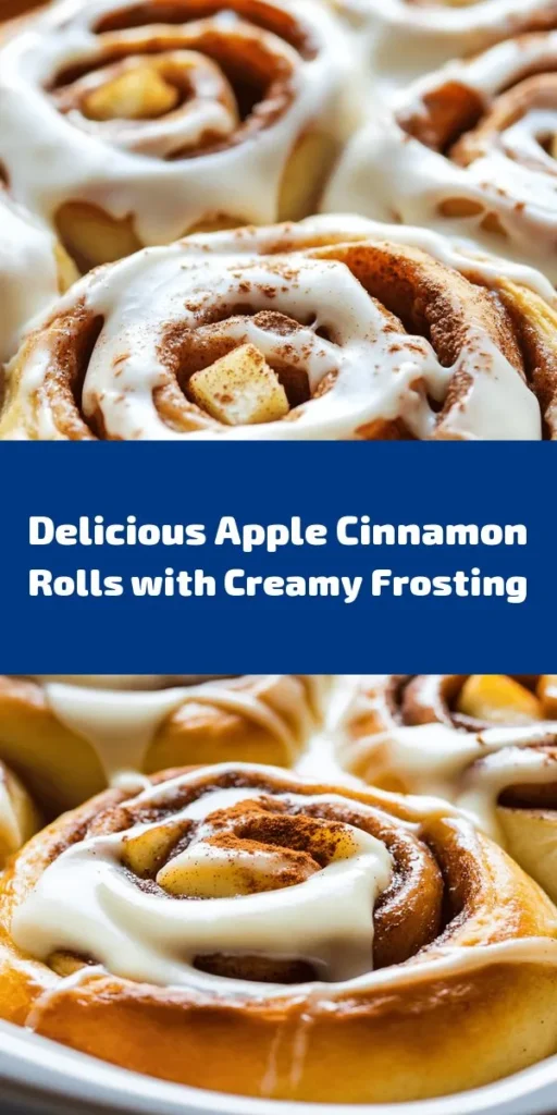 Indulge in the warmth of homemade Apple Cinnamon Rolls topped with dreamy cream cheese frosting! This delightful recipe combines fluffy dough with a spiced apple filling, making every bite a treat. With straightforward steps, you can create a comforting dessert perfect for breakfast or an afternoon snack. Sweetened with brown sugar and accented by cinnamon, these rolls are sure to impress your family and friends. Try it out and savor the cozy flavors!
