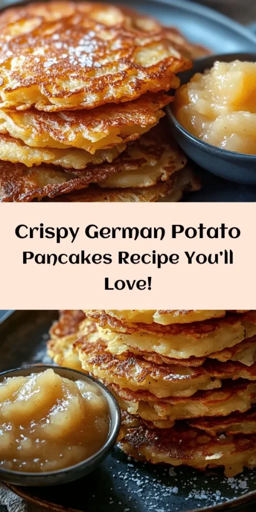 Craving a taste of Germany? Try these authentic German potato pancakes, or Reibekuchen! Made with freshly grated russet potatoes, onion, and a touch of nutmeg, these crispy delights are perfection when paired with applesauce or sour cream. Ideal for a snack or a side dish, they'll be a hit at any meal. Get your frying pan ready and enjoy a slice of German comfort food in just 30 minutes! Perfect for any occasion!